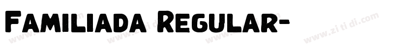 Familiada Regular字体转换